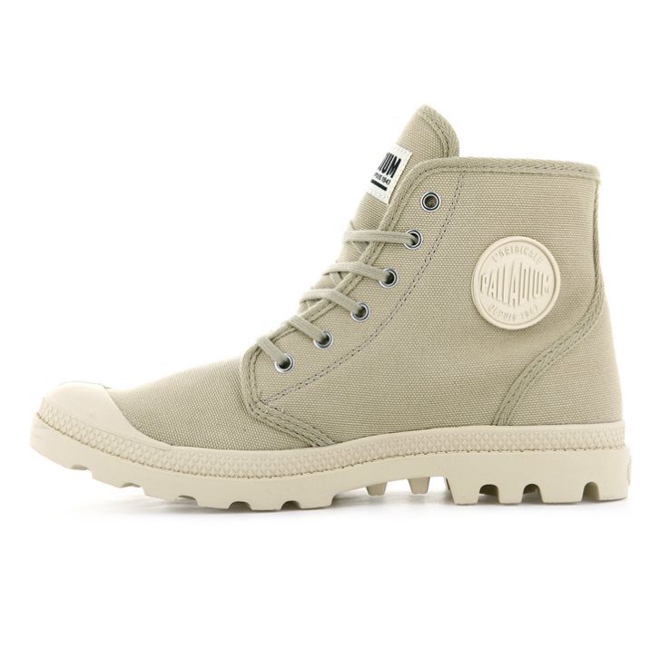 Baskets Palladium Pampa Hi Originale High Tops Femme Vert Clair | FR YDS871V